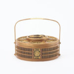 淡路手付き丸菓子器
